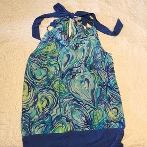 Lilly Pulitzer wrap halter top